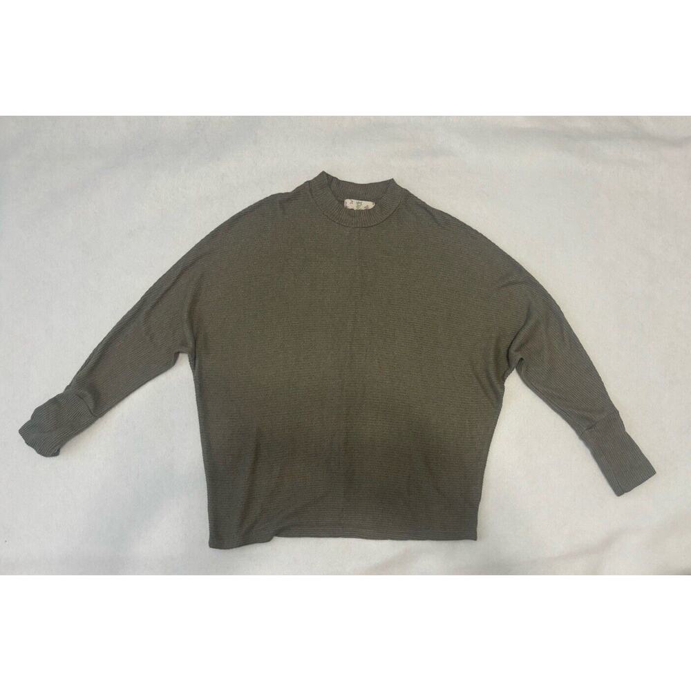 Hippie‎ Rose Juniors Medium Cozy Oversized Green Sweater (nn)